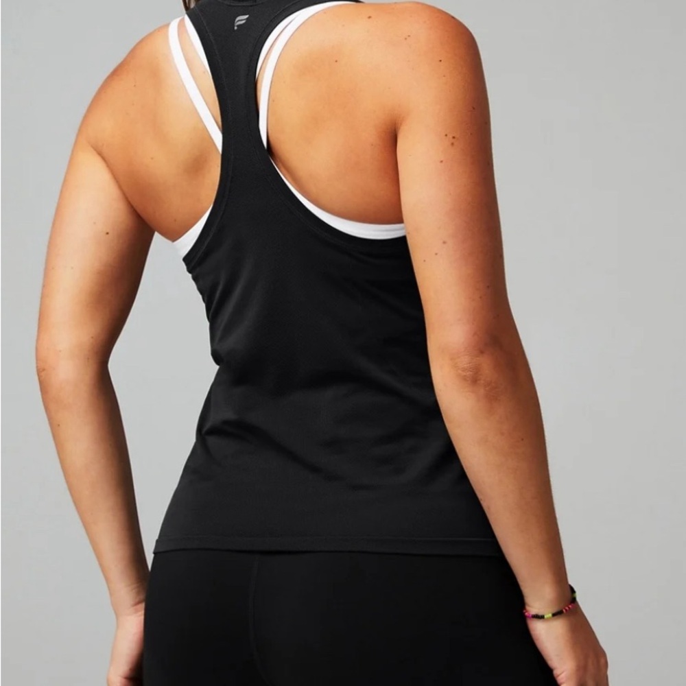NEW Black Racerback Tank Top - Picture 2 of 2